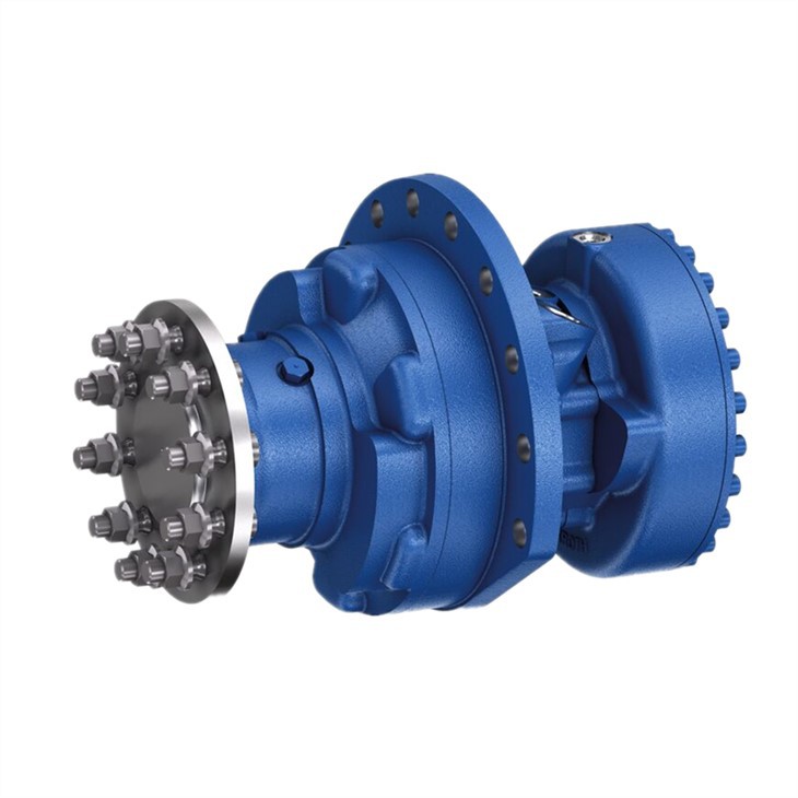 Hydraulic MCR Motors Series Of MCR03/MCR05/MCR10 MCR03D400L40Z-32A0M Low Speed High Torque Radial Piston Hydraulic Motor